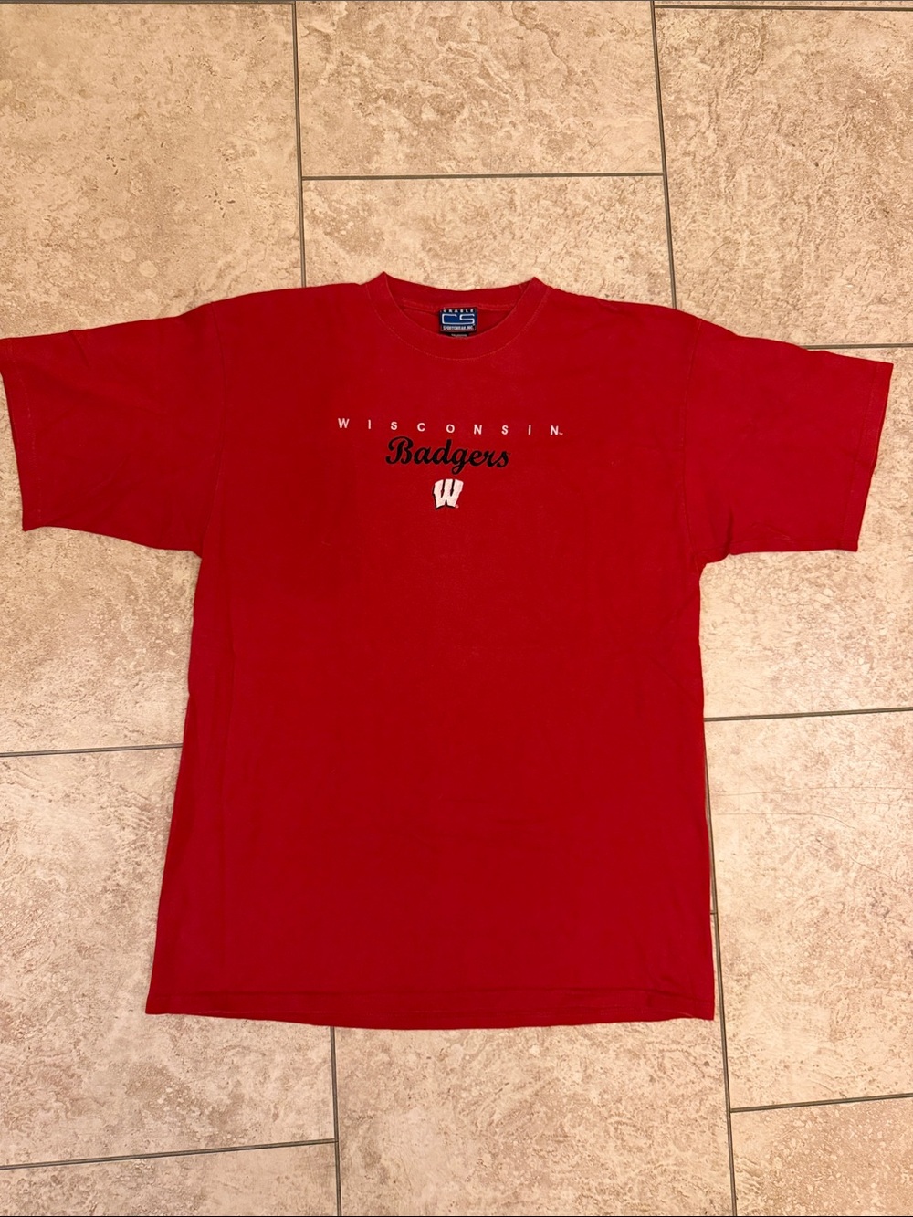 Vintage new without tags mens Wisconsin Badgers Graphic Tee - size L